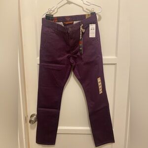 Dockers Alpha Khaki in Deep Purple 30x30 NWT